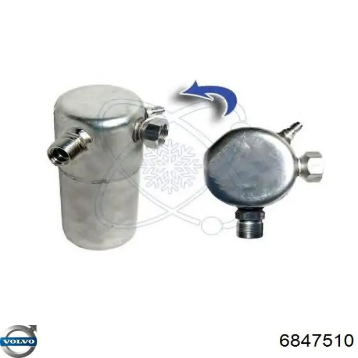 Осушитель кондиционера Volvo 6847510 цена, от 30.59 USD