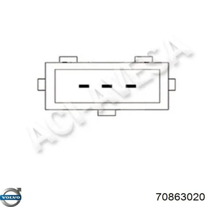 Катушка зажигания 70863020 Volvo