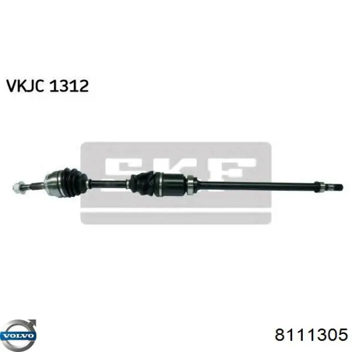 Привод передний правый Volvo 8111305 цена, от 164.12 USD