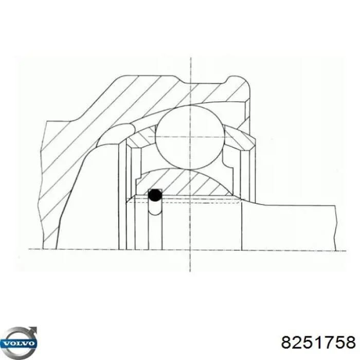 Привод передний левый Volvo 8251758 цена, от 819.94 USD