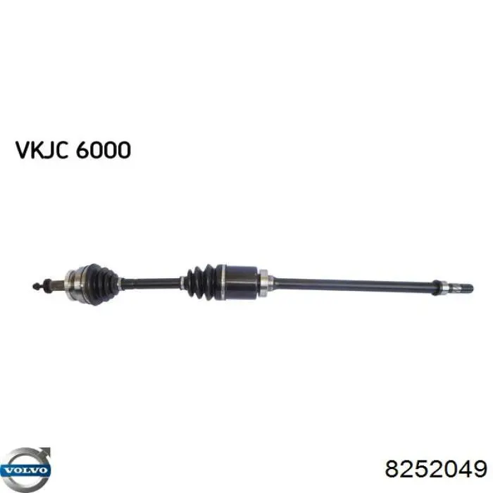 Привод передний правый Volvo 8252049 цена, от 136.39 USD