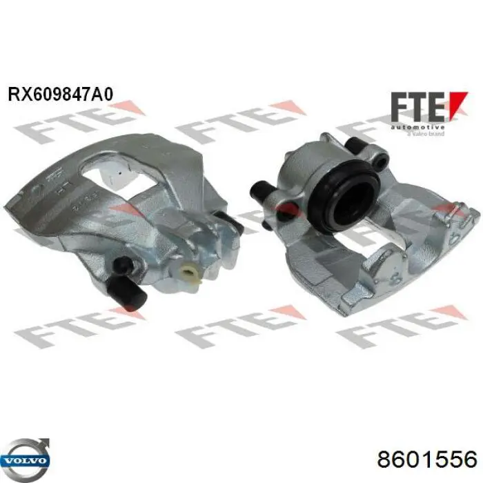 Суппорт тормозной передний левый Volvo 8601556