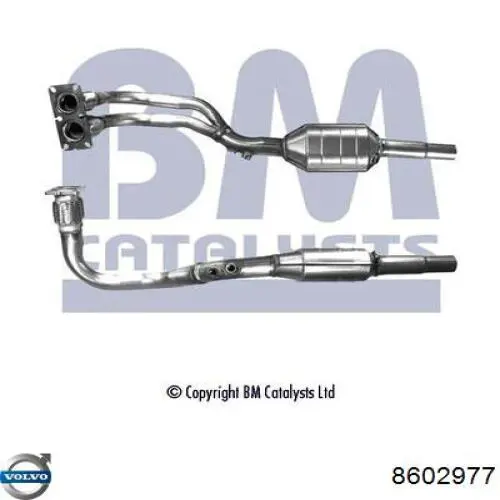Катализатор 8602977 Volvo