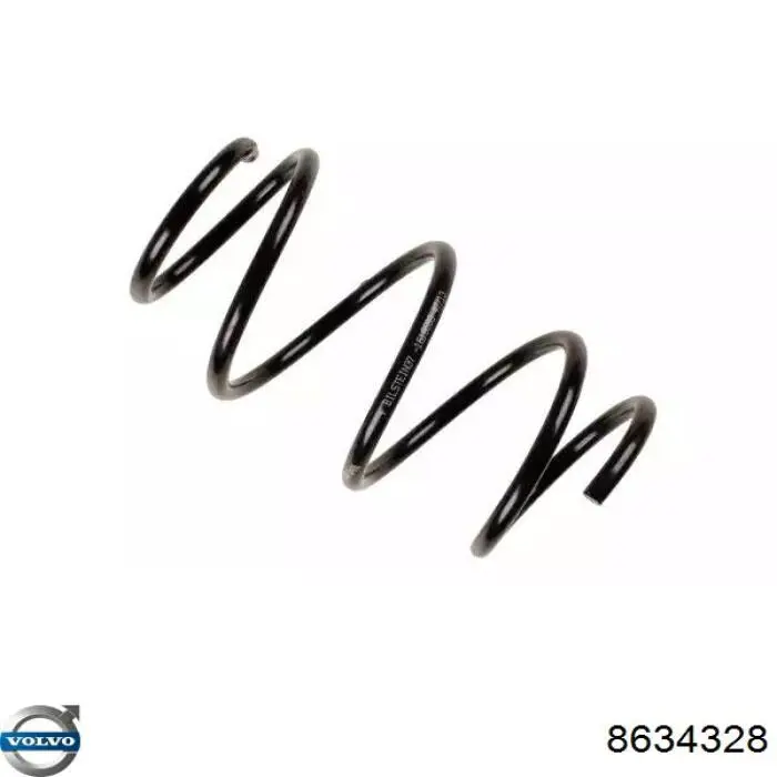 8634328 Volvo Пружина передней подвески