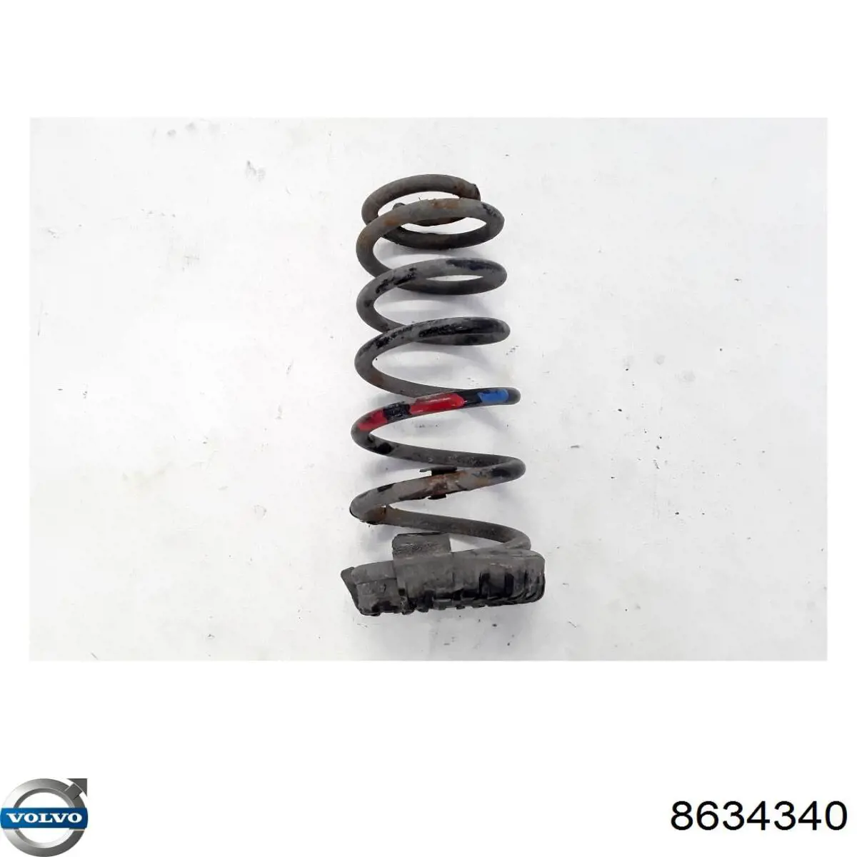 8634340 Volvo Пружина подвески задняя