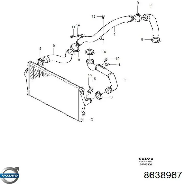 Volvo 8638967 цена, от 56.31 USD