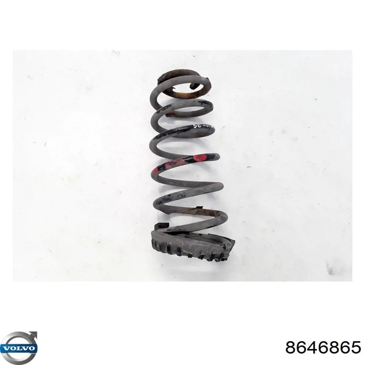 8646865 Volvo Пружина задняя левая