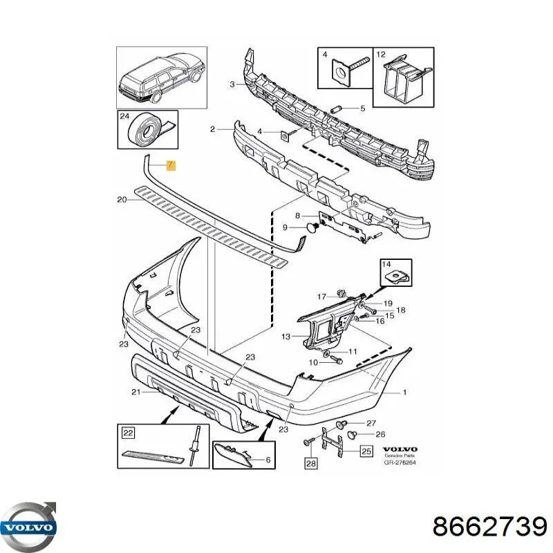 8662739 Volvo 