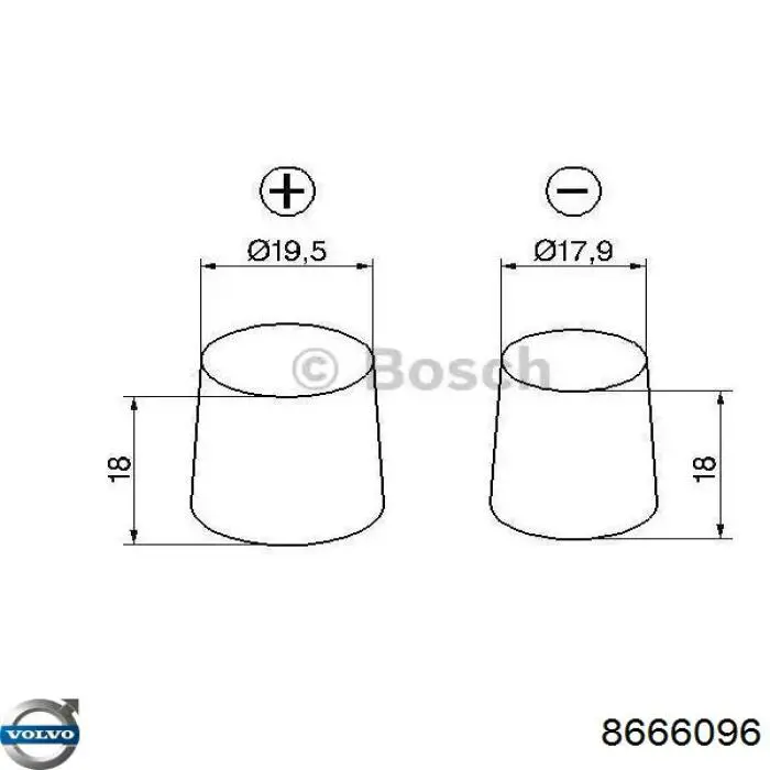 Купить 8666096 Volvo 