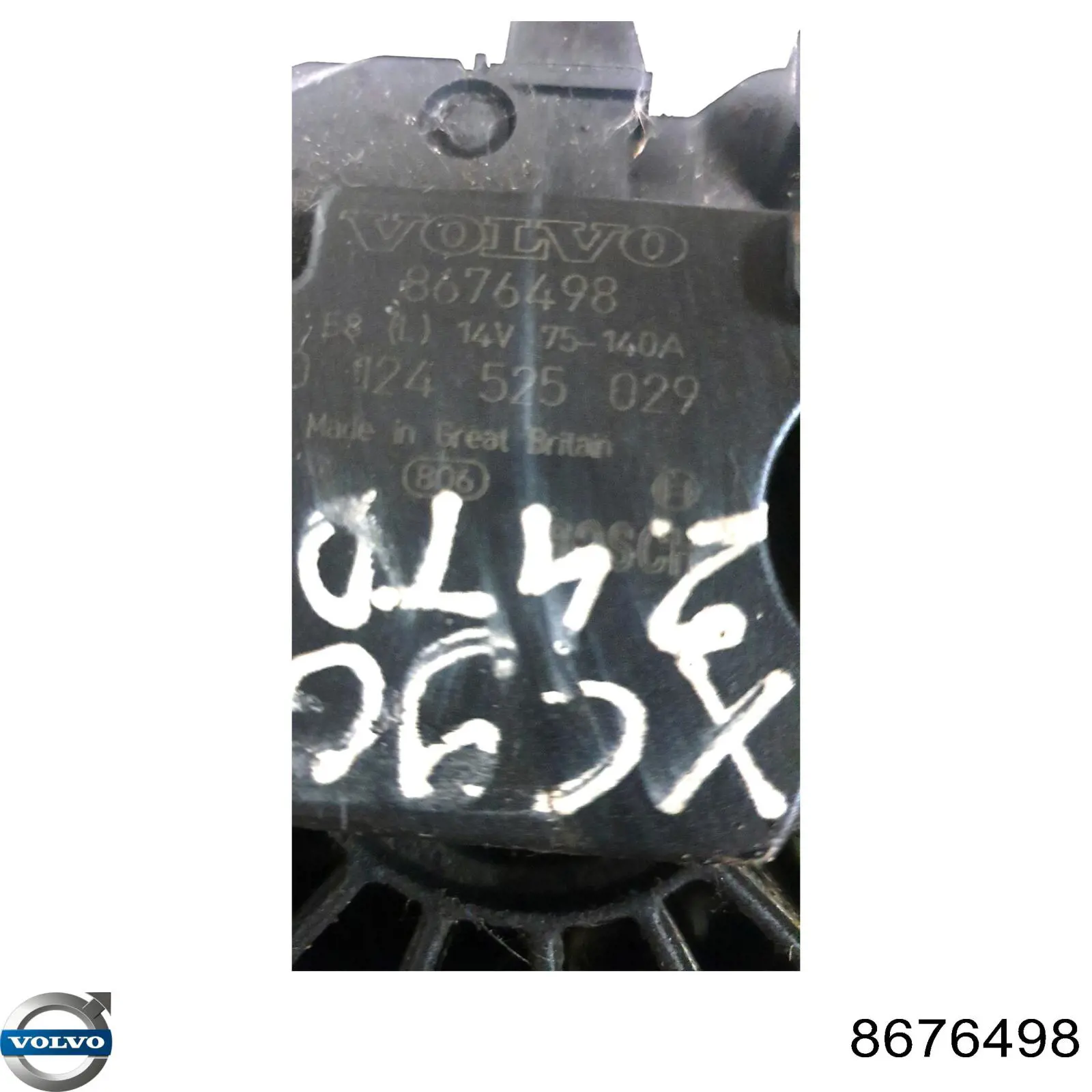 Генератор автомобиля Volvo 8676498