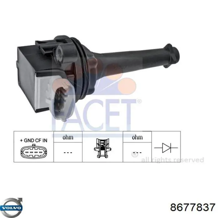 Купить 8677837 Volvo Катушка зажигания