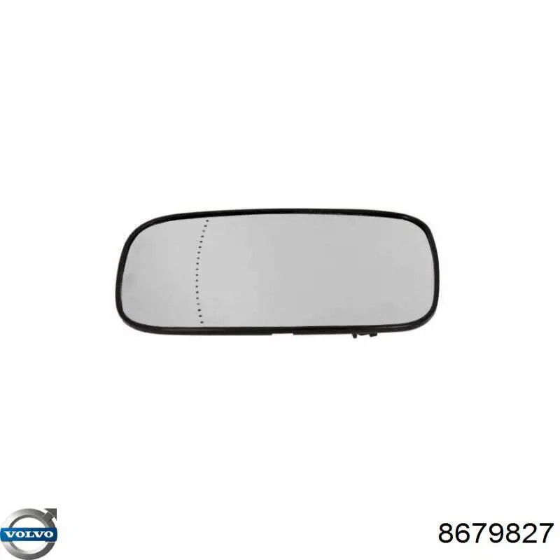 8679827 Volvo зеркальный элемент зеркала заднего вида левого