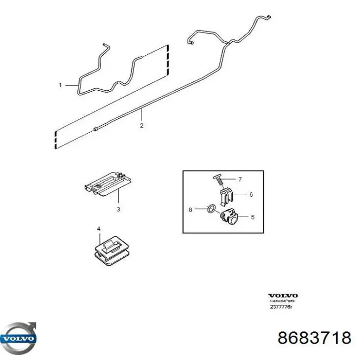  Volvo 8683718 цена, от 3.59 USD