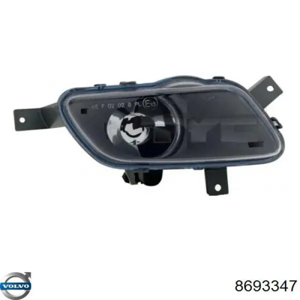 8693347 Volvo Противотуманная фара левая