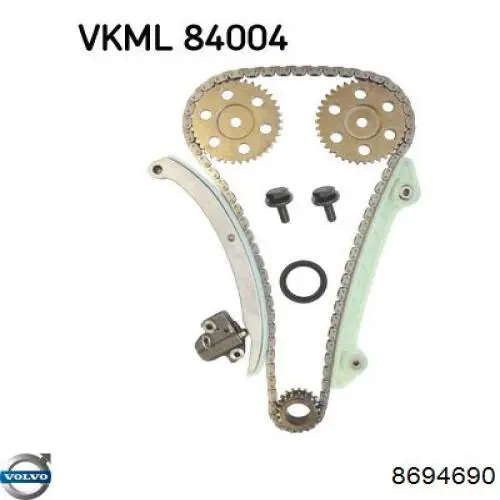 Цепь привода распредвала Volvo 8694690 цена, от 81.74 USD