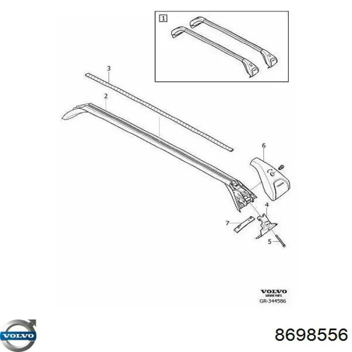  Volvo 8698556 цена, от 80.32 USD