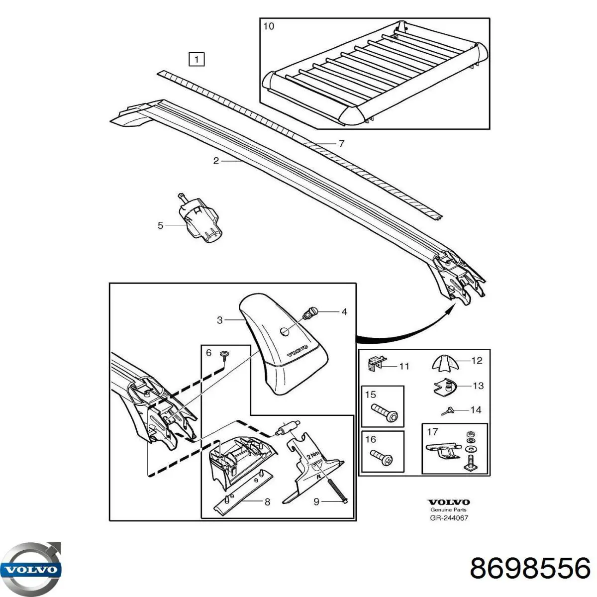 Купить 8698556 Volvo 