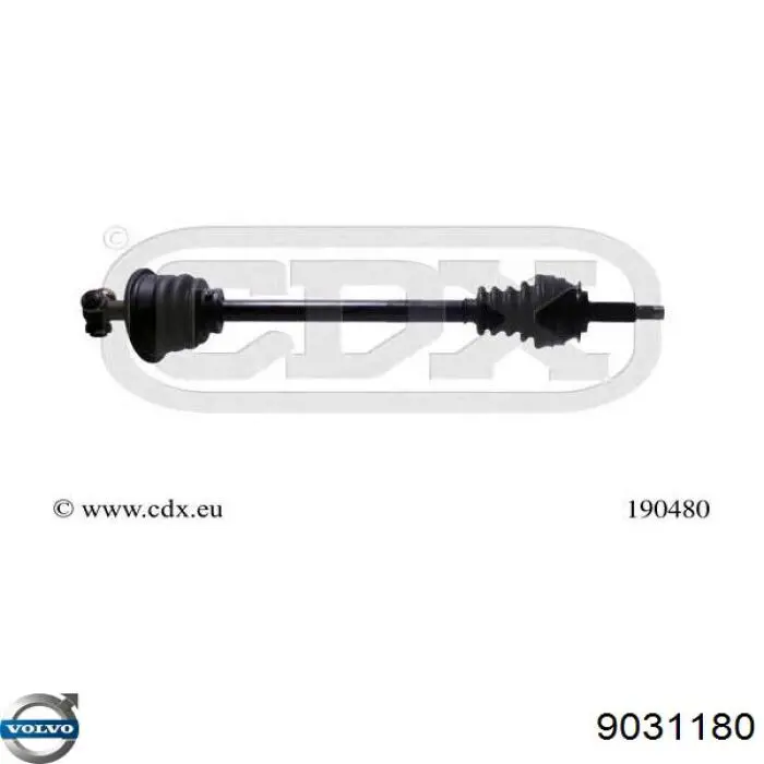 Привод передний левый Volvo 460 L седан (464) (1988 - 1996) цена, от 97.04 USD