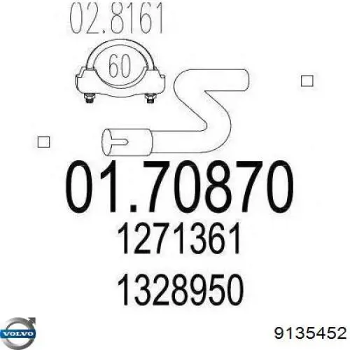  Volvo 9454662 цена, от 90.82 USD