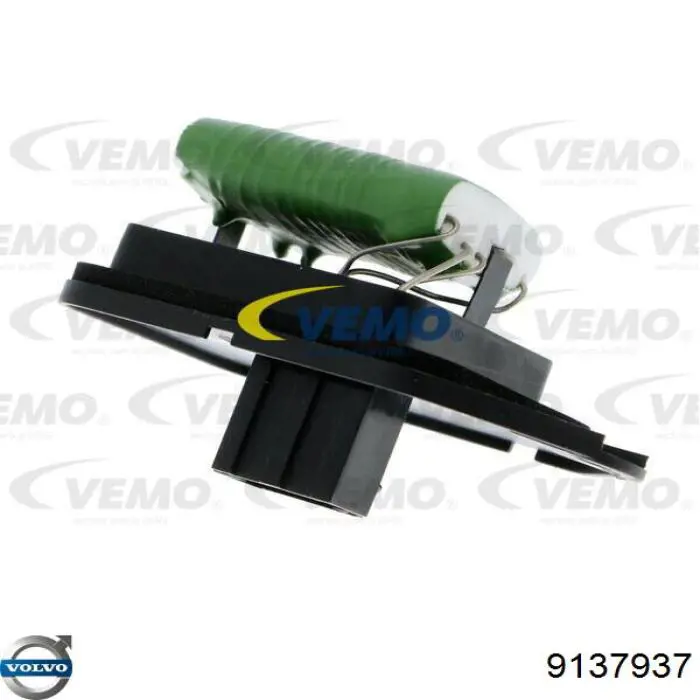 9137937 Volvo резистор (сопротивление вентилятора печки (отопителя салона))
