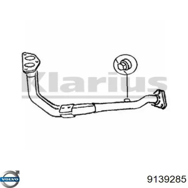 Купить 9139285 Volvo Приёмная труба