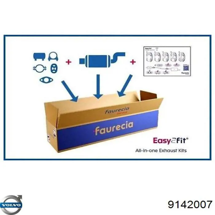 Выхлоп задний Volvo 9142007 цена, от 22.73 USD