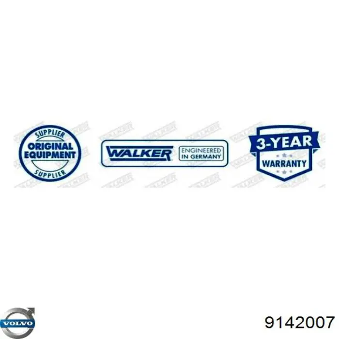 Купить 9142007 Volvo Глушитель задний