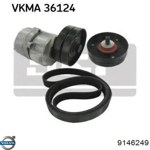 Роликовий модуль натяжителя ремня Volvo 9146249 цена, от 16.90 USD