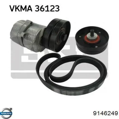 Роликовий модуль натяжителя ремня Volvo 9146249 цена, от 16.90 USD