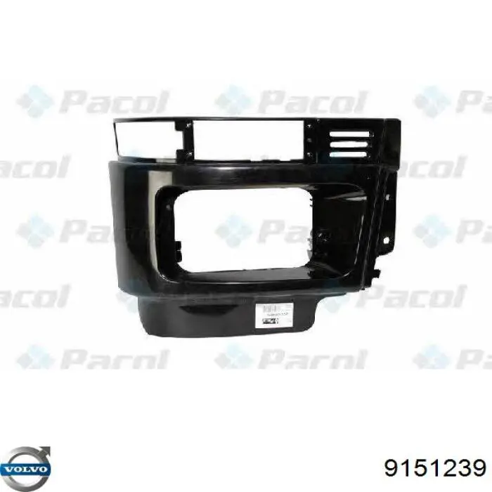 Ресничка (накладка) правой фары Polcar 9085064 цена, от 60.28 USD