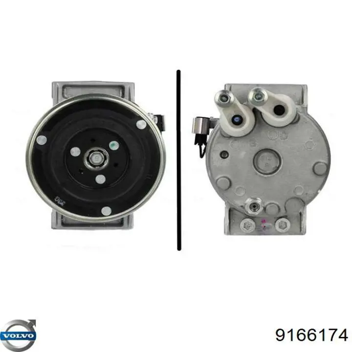 Осушитель кондиционера 9166174 Volvo