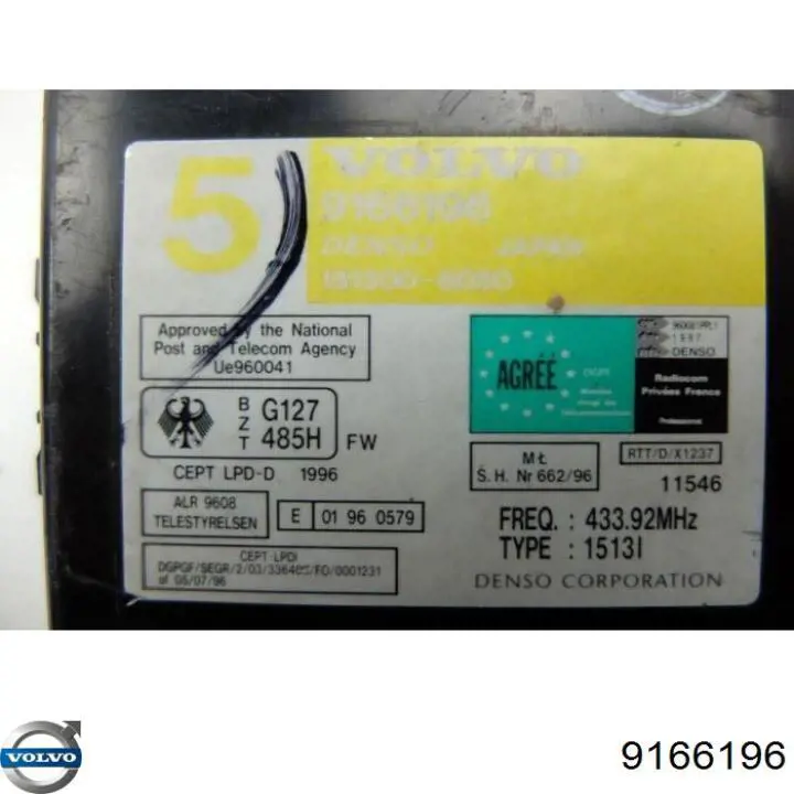9166196 Volvo 