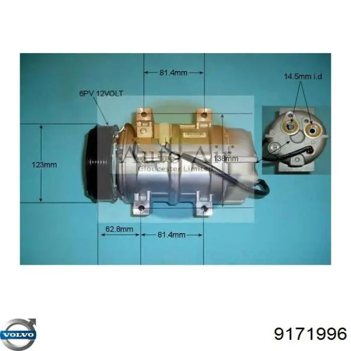 Купить 9171996 Volvo Компрессор климатической установки