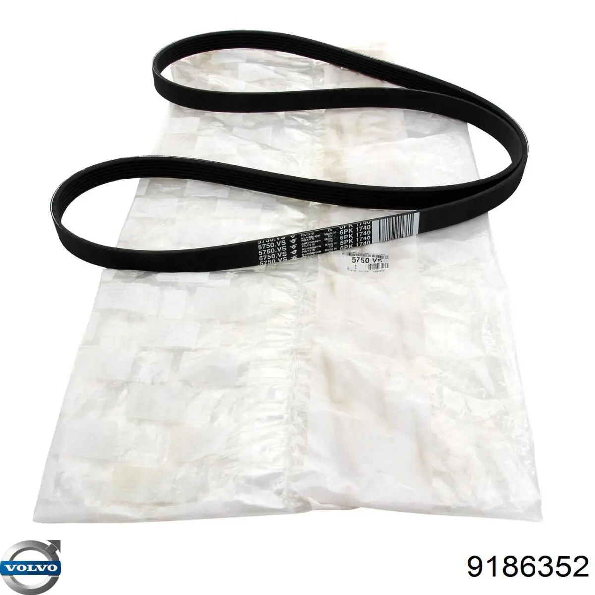 9186352 Volvo Поликлиновый ремень