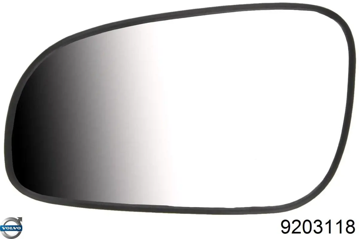 Стекло левого зеркала заднего вида 9203118 Volvo