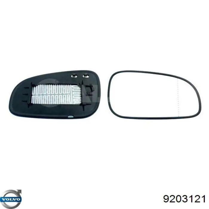 Купить 9203121 Volvo Стекло правого зеркала заднего вида