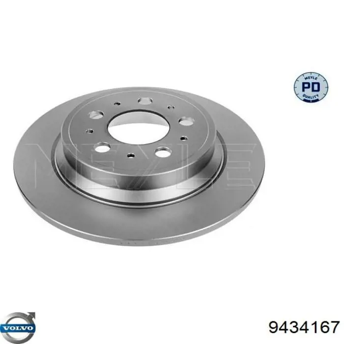 Купить 9434167 Volvo Диск тормозной задний