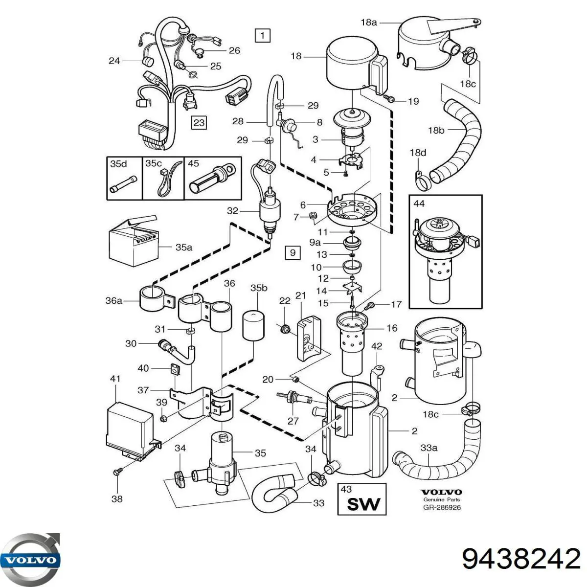 9438242 Volvo 