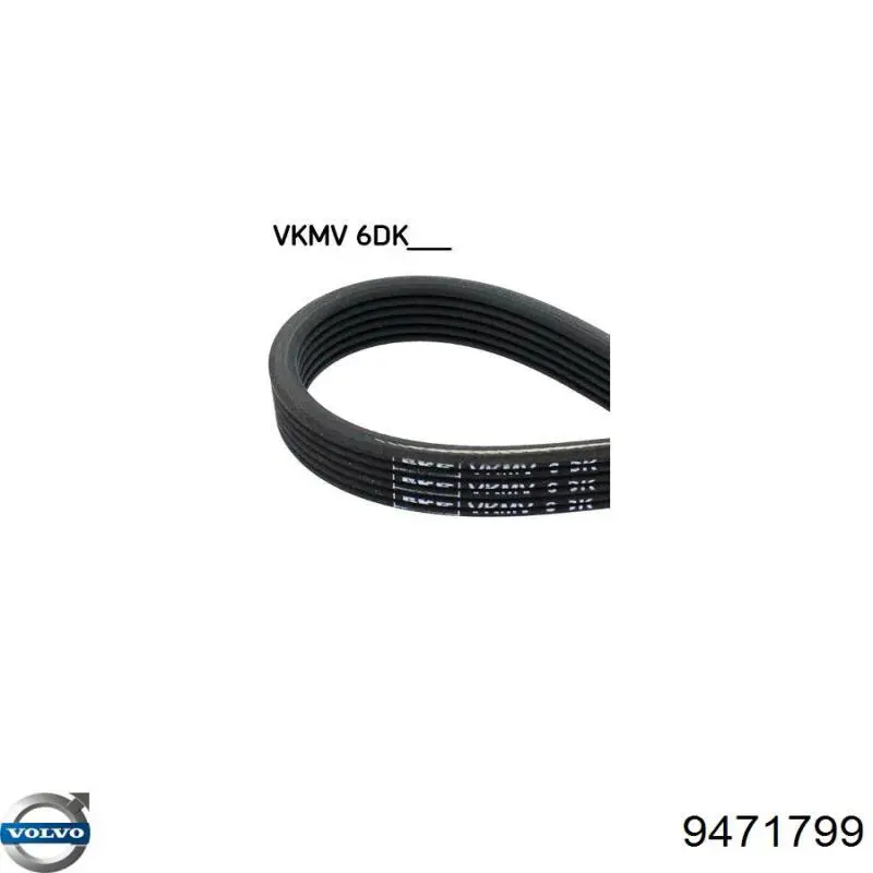 Купить 9471799 Volvo Ремень генератора
