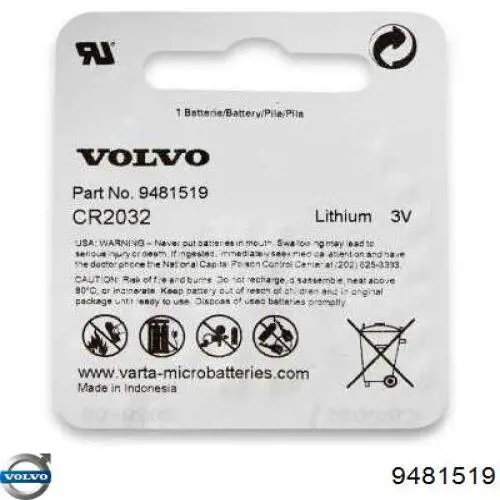Купить 9481519 Volvo 