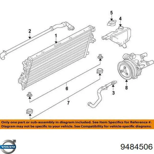 Volvo 9484506 цена, от 72.23 USD