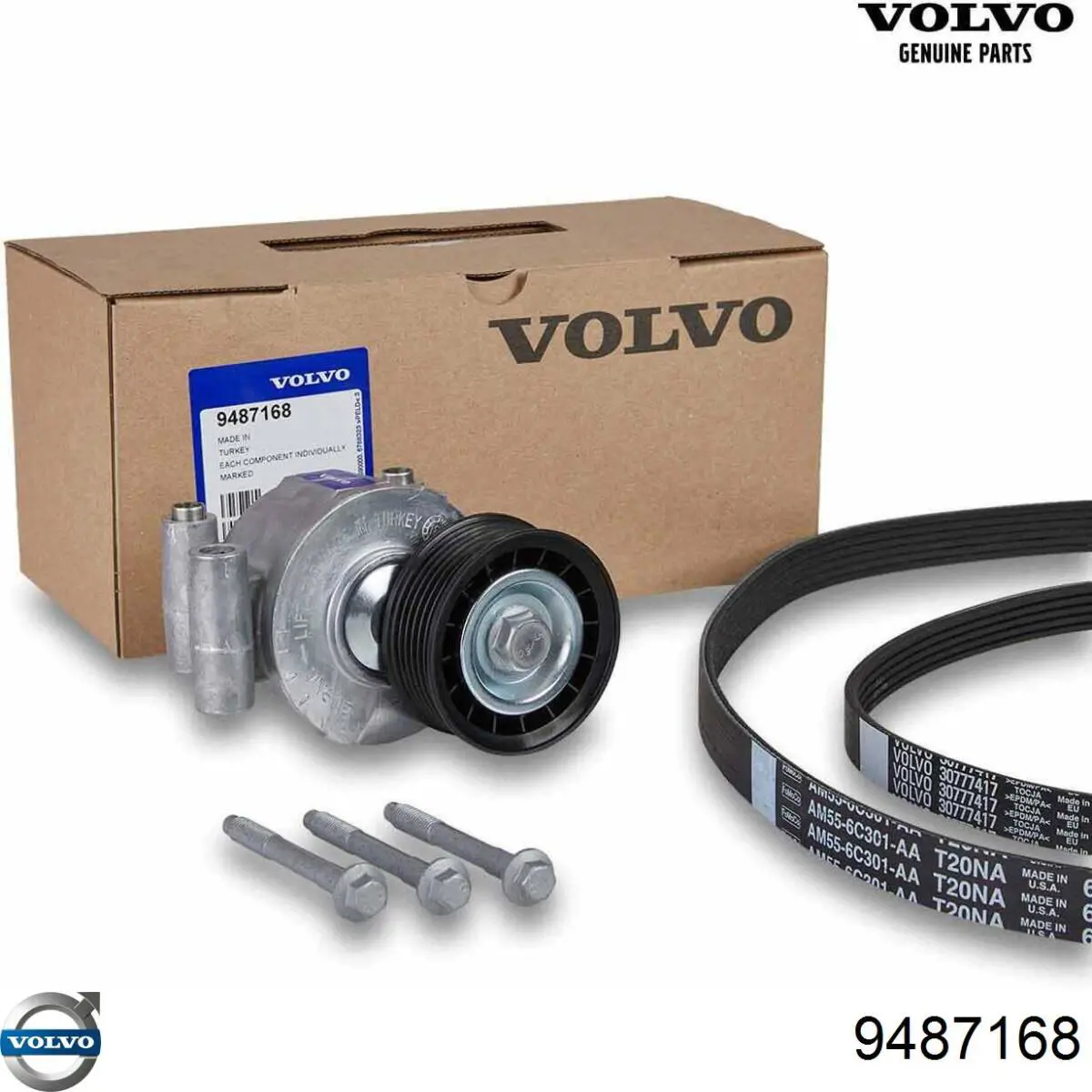 Приводной ремень агрегатов Volvo 9487168