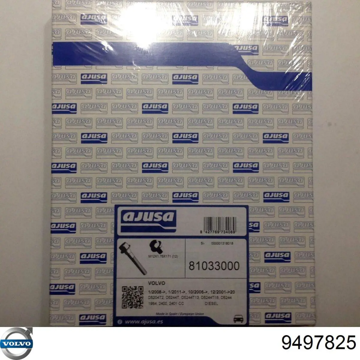 Болт головки блока цилиндров, ГБЦ Volvo 9497825 цена, от 6.43 USD