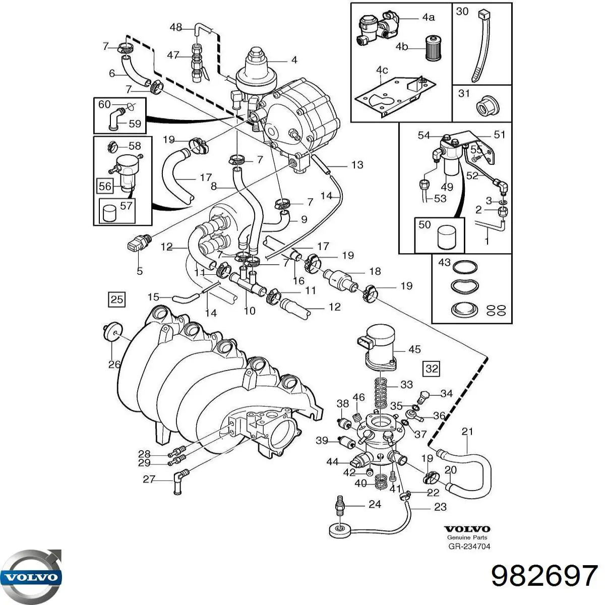  Volvo 982697 цена, от 94.08 USD
