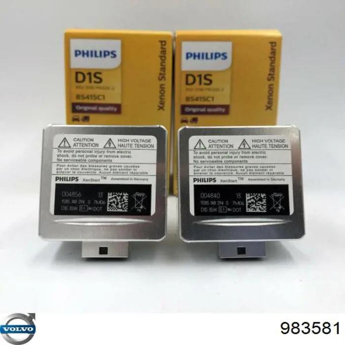 Лампочка ксеноновая 983581 Volvo