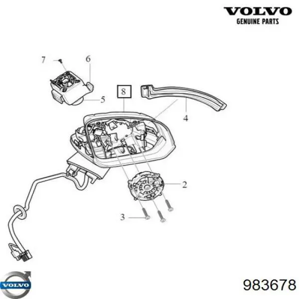 Купить 983678 Volvo 