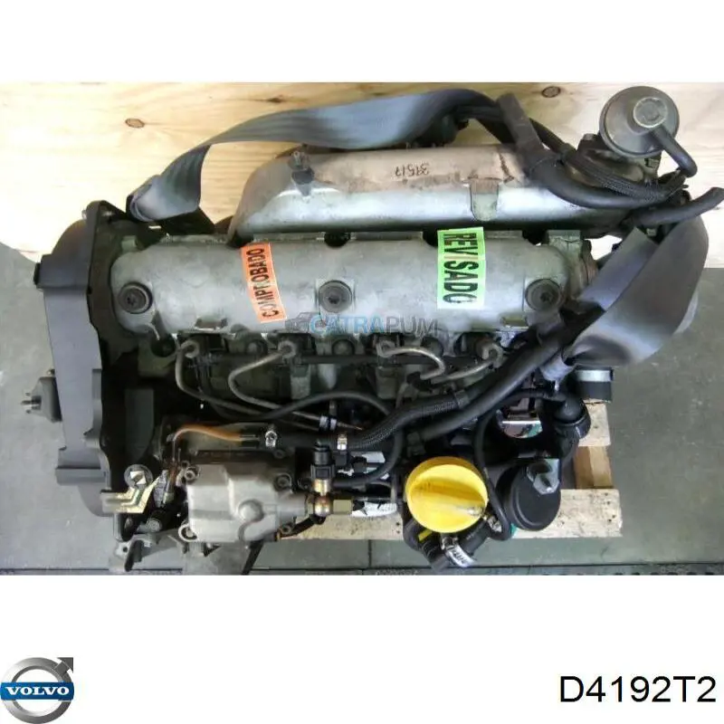 D4192T2 Volvo motor montado