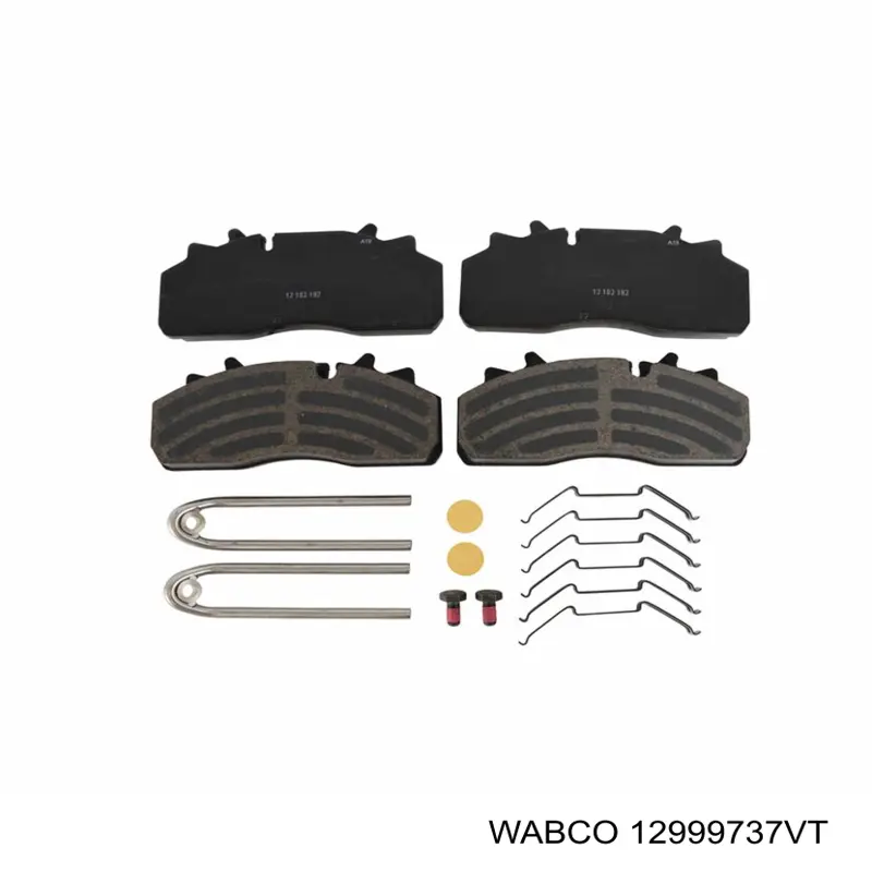 Передние тормозные колодки 12999737VT Wabco