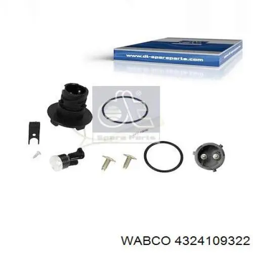 432 410 932 2 Wabco aquecedor de separador de umidade