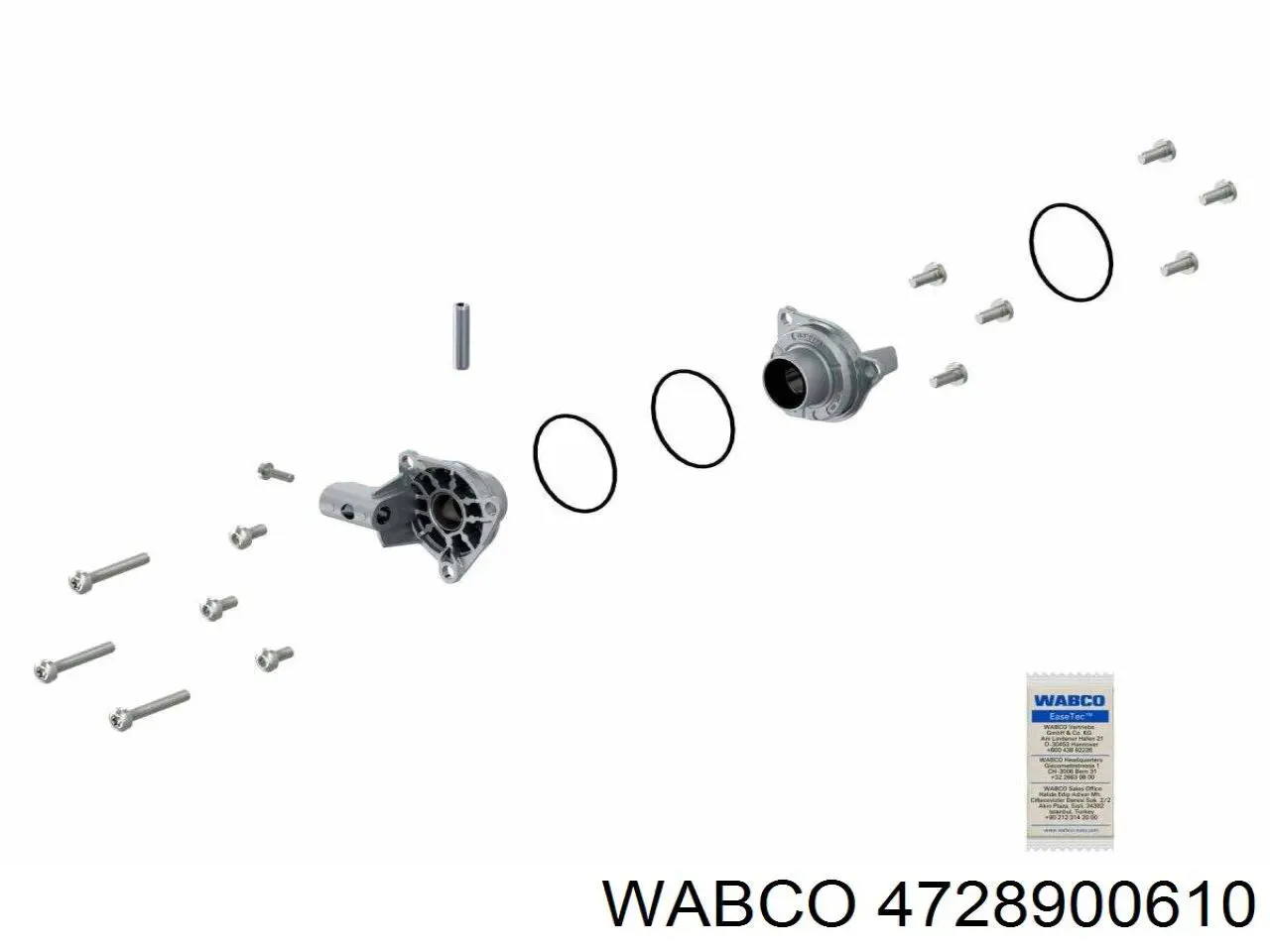 Блок клапанов регулируемой подвески 4728900610 Wabco